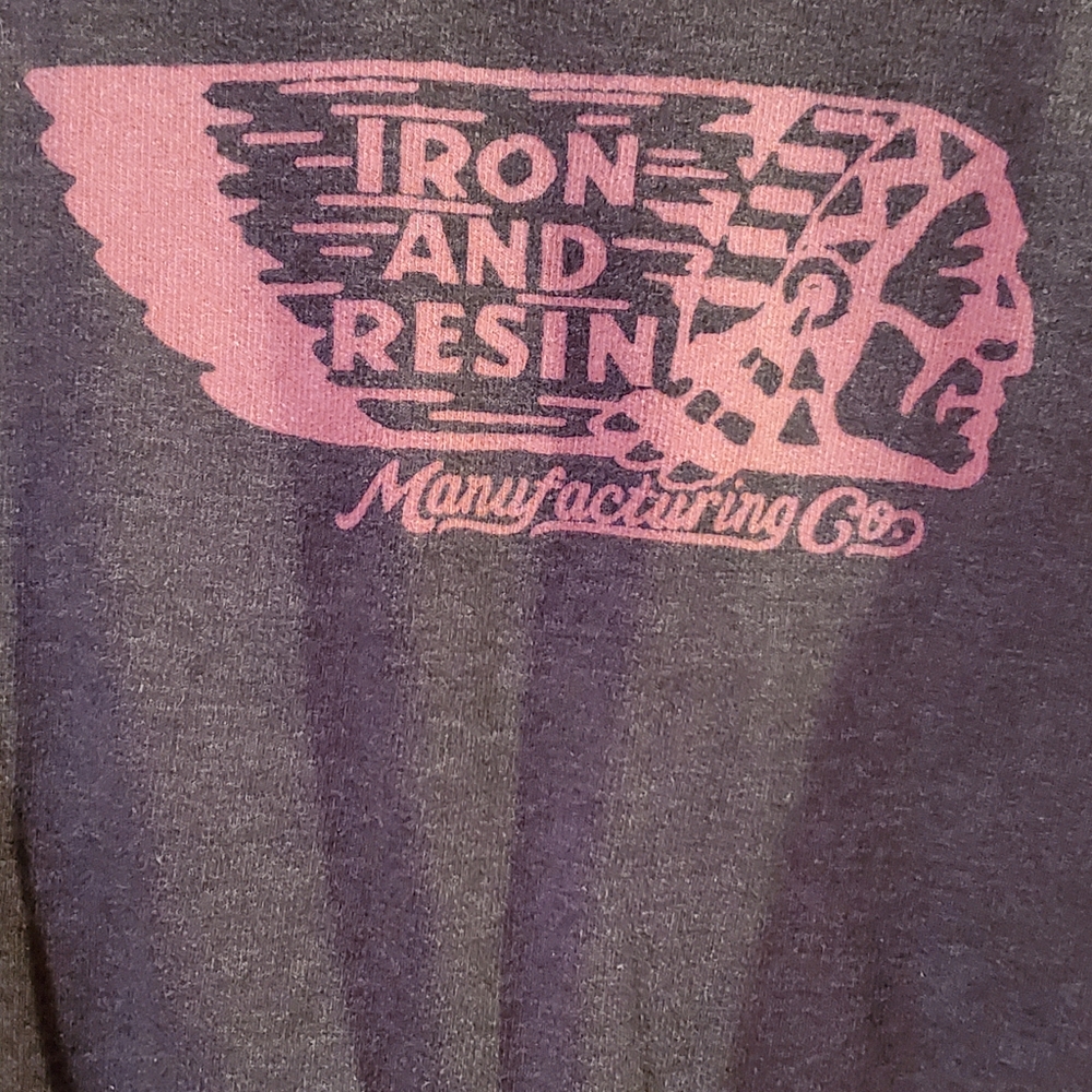 Iron and Resin Grey Crewneck - L